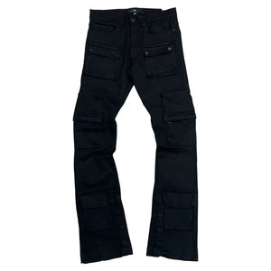 JORDAN CRAIG JTF1263 STACKED JEANS BLK / 28 Designers Closet