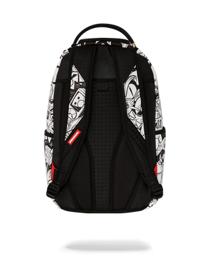 SPRAYGROUND 910B6852NSZ-1 DOODLE KING BACKPACK HEAVY SHARKMOUTH DOODLE Dlxsv Designers Closet