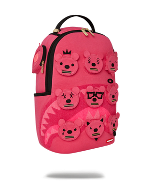 SPRAYGROUND 910B6822NSZ-1 BEAR MOB BACKPACK MINI BEAR POCKETS Dlx Designers Closet