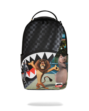 SPRAYGROUND 910B7790NSZ-1 MADAGASCAR ESCAPE TO THE CITY BACKPACK MADAGASCAR NYC Reveal