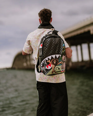 SPRAYGROUND 910B7790NSZ-1 MADAGASCAR ESCAPE TO THE CITY BACKPACK MADAGASCAR NYC Reveal