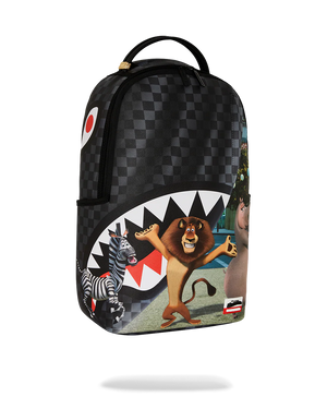 SPRAYGROUND 910B7790NSZ-1 MADAGASCAR ESCAPE TO THE CITY BACKPACK MADAGASCAR NYC Reveal