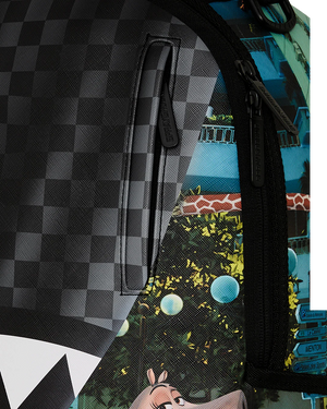 SPRAYGROUND 910B7790NSZ-1 MADAGASCAR ESCAPE TO THE CITY BACKPACK MADAGASCAR NYC Reveal