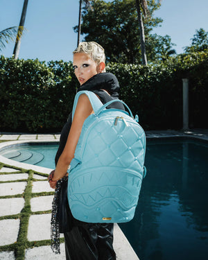 SPRAYGROUND 910B6999NSZ-1 ROCOCCO BEAR DLXSV BACKPACK Turq Blue Stud Backpack