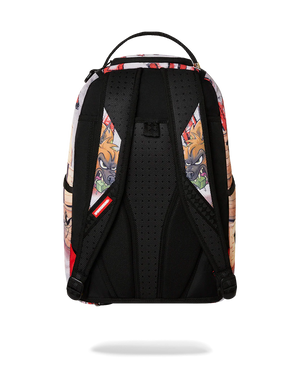 SPRAYGROUND 910B7082NSZ-1 HARLEY QUINN: MASION OF MAYHEM DLXR BACKPACK HARLEY QUINN WITH HYENAS DLXR