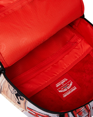 SPRAYGROUND 910B7082NSZ-1 HARLEY QUINN: MASION OF MAYHEM DLXR BACKPACK HARLEY QUINN WITH HYENAS DLXR