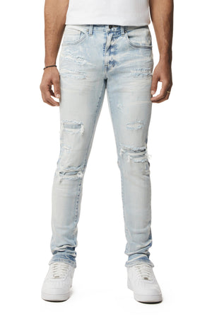 SMOKE RISE JP23733 VINTAGE WASHED JEANS