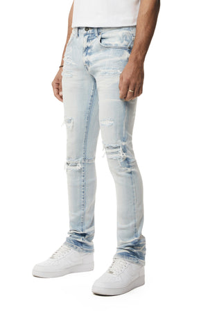 SMOKE RISE JP23733 VINTAGE WASHED JEANS