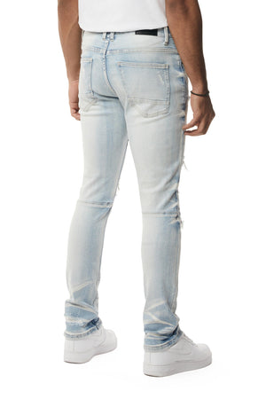 SMOKE RISE JP23733 VINTAGE WASHED JEANS