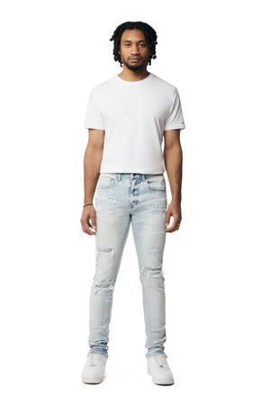 SMOKE RISE JP23733 VINTAGE WASHED JEANS