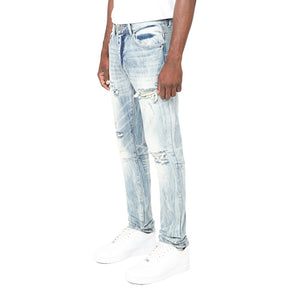 SMOKE RISE JP25102 Vintage Washed Jeans