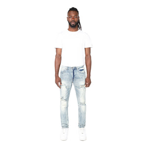 SMOKE RISE JP25102 Vintage Washed Jeans