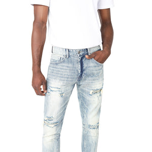 SMOKE RISE JP25102 Vintage Washed Jeans