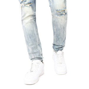 SMOKE RISE JP25102 Vintage Washed Jeans