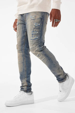 JORDAN CRAIG JS1249-1 Contrast Wash Sean Fit Sean - Revelation Denim DESSTORM / 30 Designers Closet