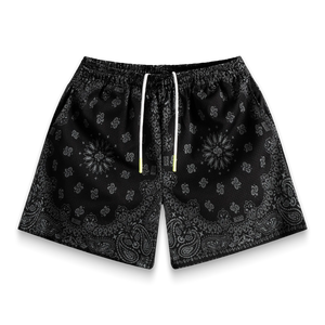 BRAVEST 23SSSPPASHCA CARBON PAISLEY SHORTS  Designers Closet