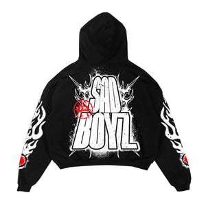 LOST HILLS LHSBHOODY009BLK Lost Hills Sad Boys Hoody  Designers Closet