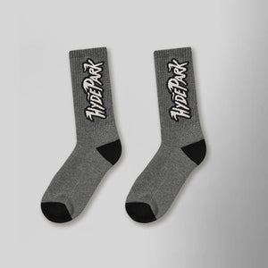 HYDE PARK LOGO-INTARSIA-1 Logo Intarsia Sock