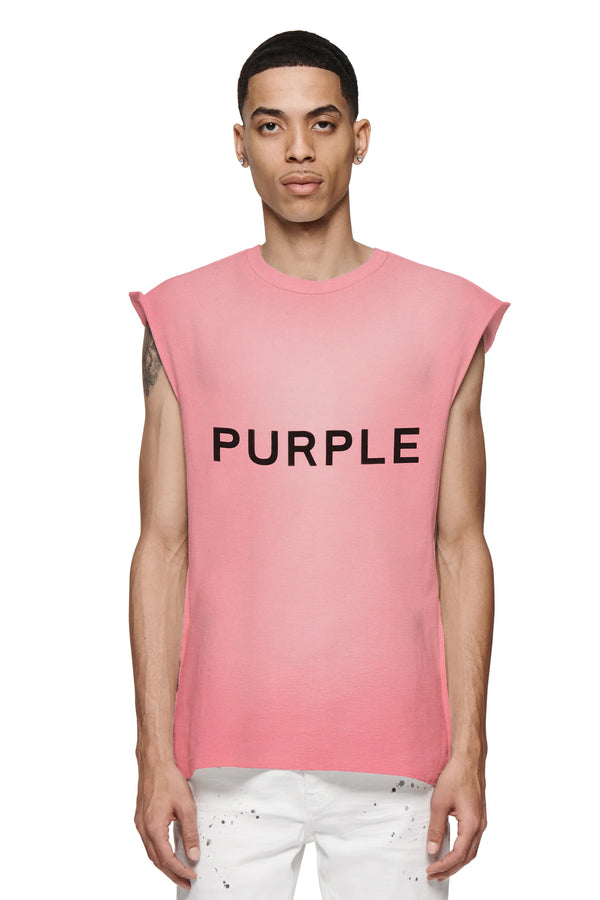 PURPLE BRAND P103-JDMW324 TEXTURED JERSEY SLEEVELESS Designers Closet