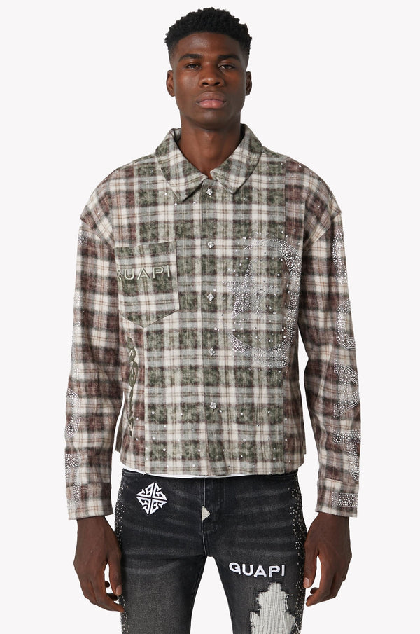 GUAPI MOCHA-CRESCENT-FLANN Mocha Crescent Flannel MOCHA S / MOCHA Designers Closet