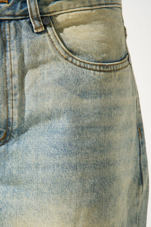 SERENEDE MUDD-1 "Mudd" Denim Shorts  Designers Closet