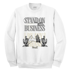 OUTRANK OR3091CF Stand On Business Crewneck Designers Closet