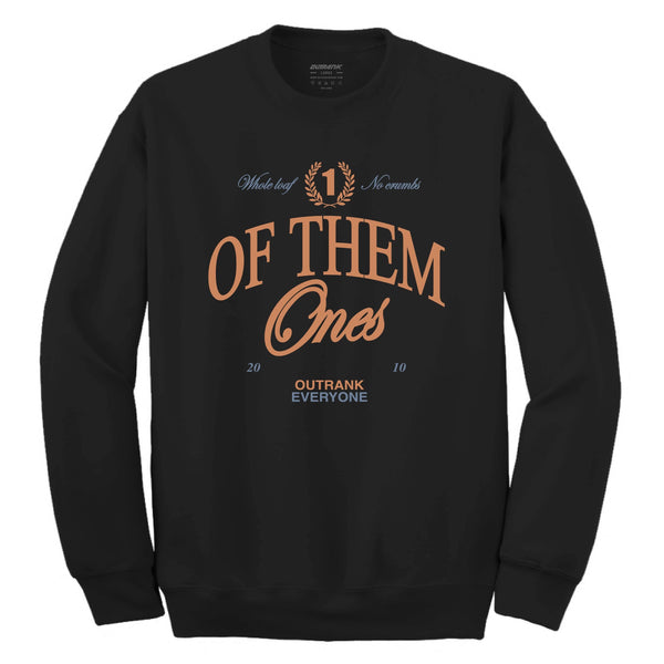 OUTRANK OR3144CF Of Them Ones Crewneck Fleece Designers Closet