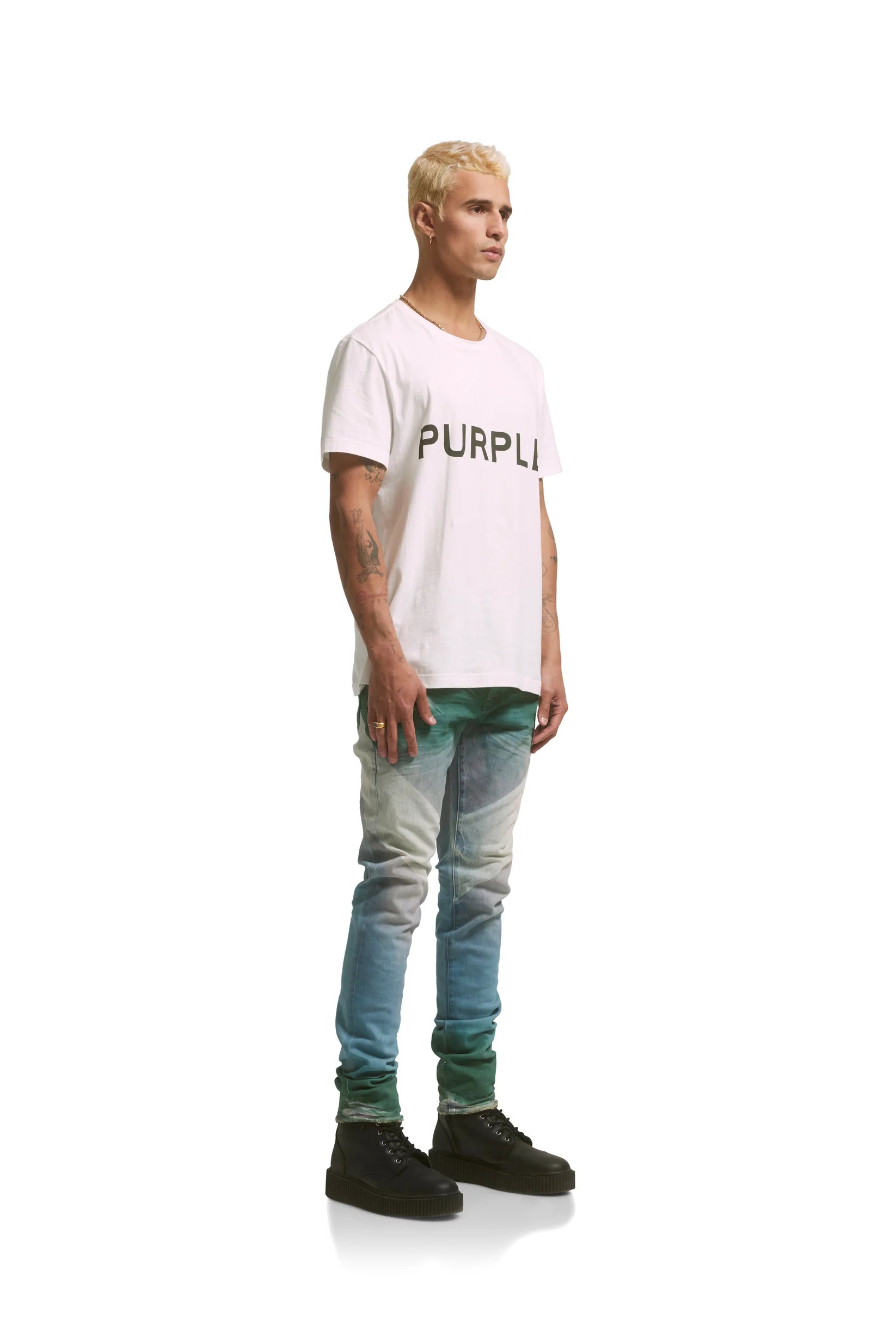 Purple Brand Jeans P001 Low Rise Skinny Indigo Four Pocket Destroy W S –  BLVD