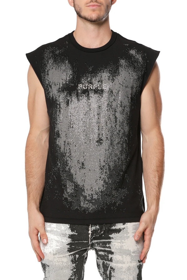 TEXTURED SLEEVELESS T-SHIRT Designers Closet