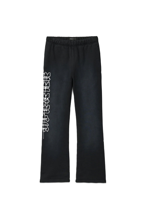 PURPLE BRAND P459-HBGW125 HWT FLEECE FLARED PANT
