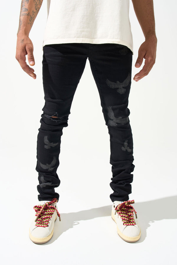SERENEDE PC Peace Black Jeans