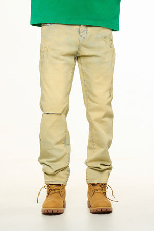 PHEELINGS PH-SS24-104 Horizon Straight Denim (GREY /SAND WASH)  Designers Closet