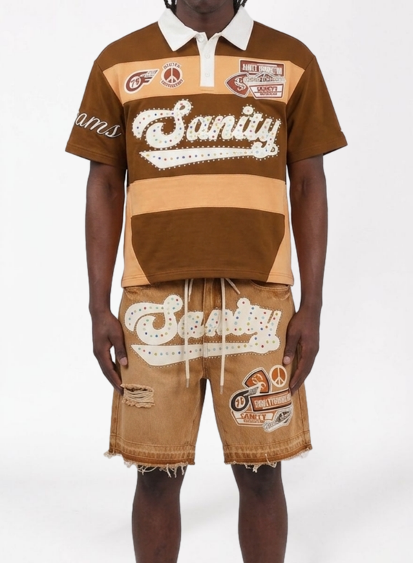 POLITICS PK26-SPR-06 Politics Shirt Brown BROWN