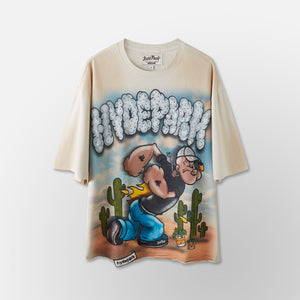 HYDE PARK PUFFING-SPINACH-TEE PUFFING SPINACH TEE