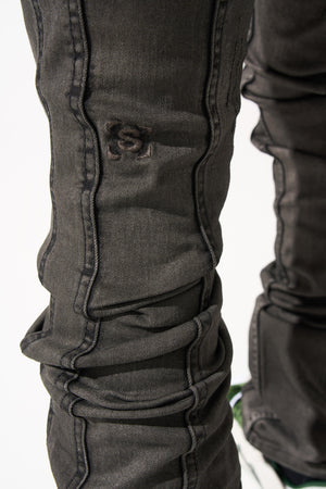SERENEDE RAIN-1 Rain Stacked Jeans  Designers Closet