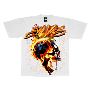 EVIL VICE S25-04 Thread Skull Tee Shirt
