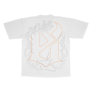 EVIL VICE S25-04 Thread Skull Tee Shirt