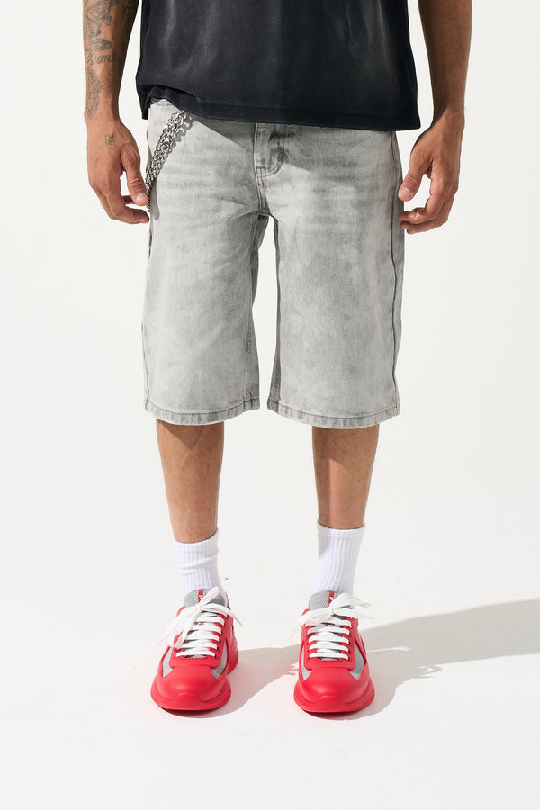 SERENEDE SAKURAJORTS-1 Sakura Denim Shorts