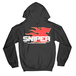 SNIPER GANG SG-SNIPERFLAMESTAR-H Sniper Flame Star Hoodie Designers Closet