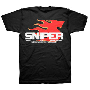 SNIPER GANG SG-SNIPERFLAMESTAR-T Sniper Flame Star Tee Designers Closet