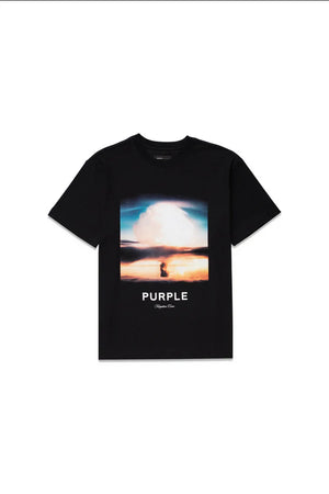 PURPLE BRAND P104-TBBS323 TEXTURED JERSEY SS TEE Designers Closet