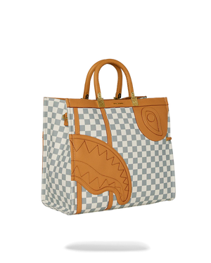 SPRAYGROUND 910T6559NSZ-1 Henny Latte Tortuga Tote  Designers Closet