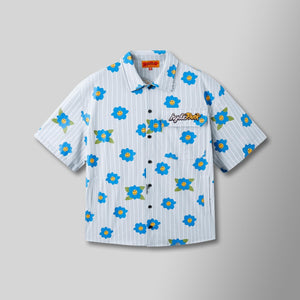 HYDE PARK THE-WEEKEND-BLENDER- The Weekend Blender Button-Up BLU/LMN / S Designers Closet