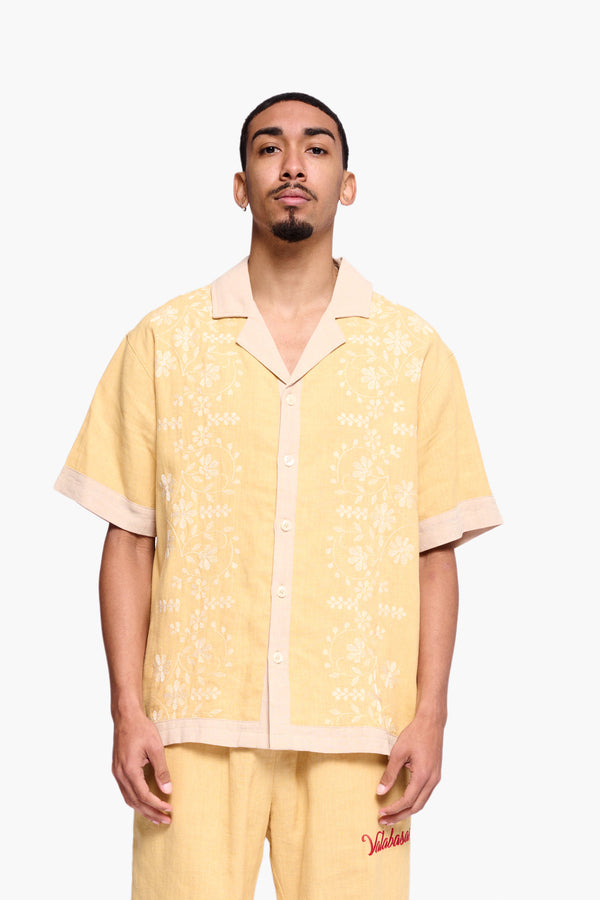 VALABASAS VLBS-VBD1-1010 Milan Button Down YEL / S Designers Closet