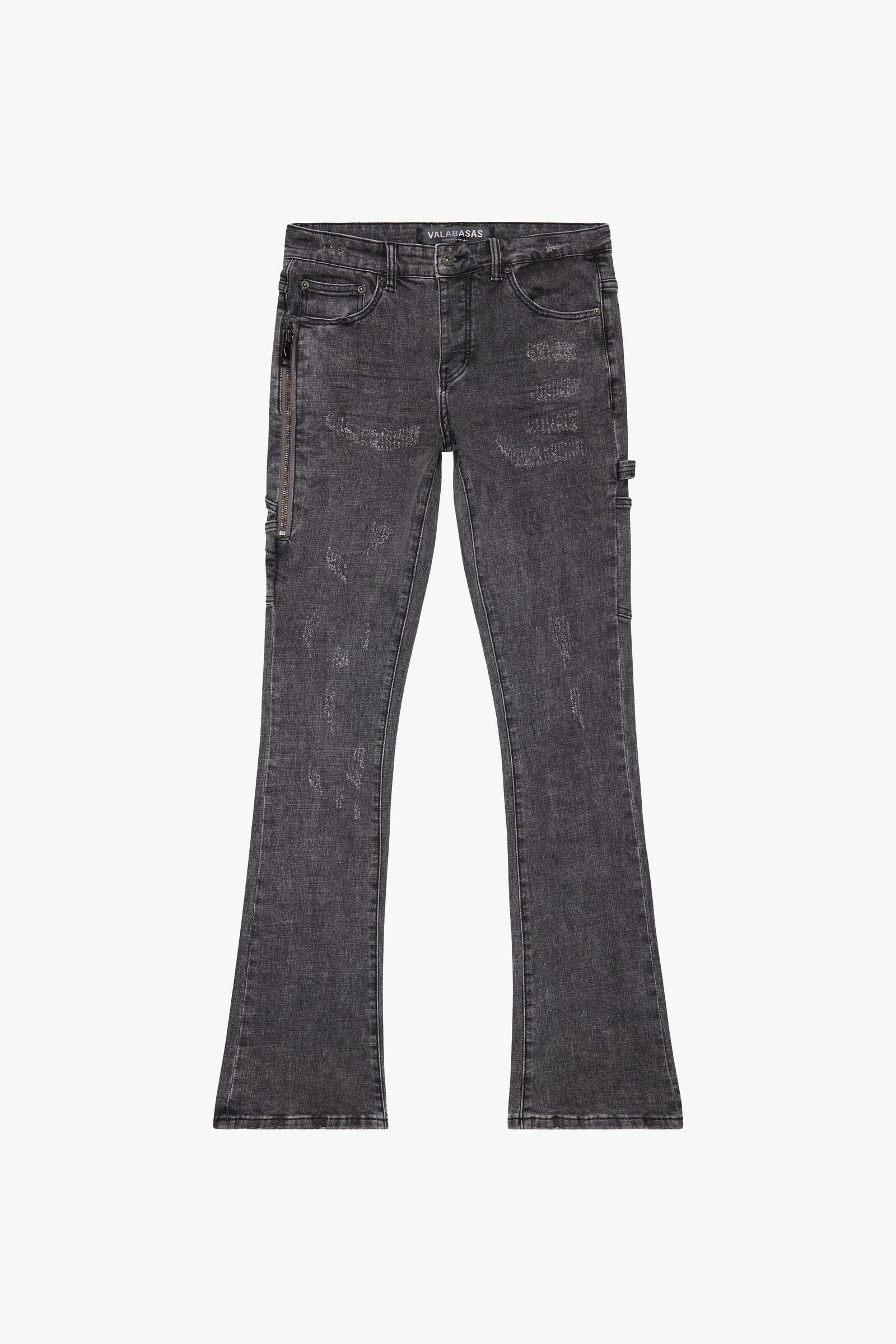 パンツ ANDWANG back cutout denim pants (gray) S ANDWANG back cutout denim pants (gray) S