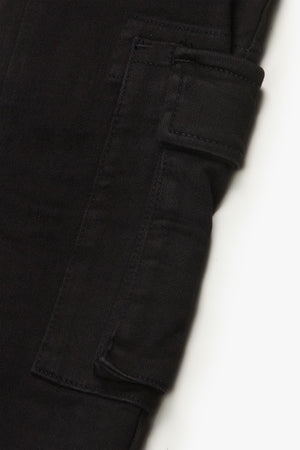 VALABASAS VLBS-VJ2-1002-1 General Black Washed Skinny Pants