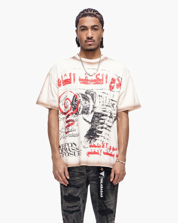 VALABASAS VLBS-VT1-1084 WEAPONS TEE CRE CRE / XS Designers Closet