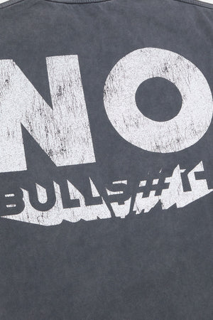 VALABASAS VLBS-VT4-1011 "NO BULL" VINTAGE GREY TEE Designers Closet