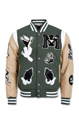 JORDAN CRAIG 91647 Fallen Angels Varsity Jacket  Designers Closet