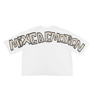 MIXED EMOTION "Cartoon" Cropped Tee Designers Closet